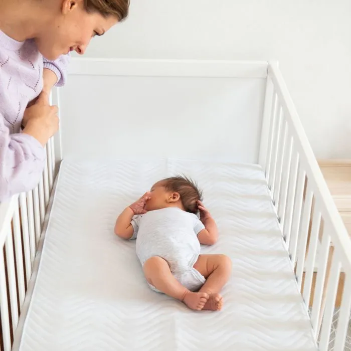 doomoo Protège Matelas et Drap Absoplus - Ultra Absorbante jusqu'à 2L par m3 - Garde bébé au Sec - Pour lit en 60x120cm ou 90x200cm-1
