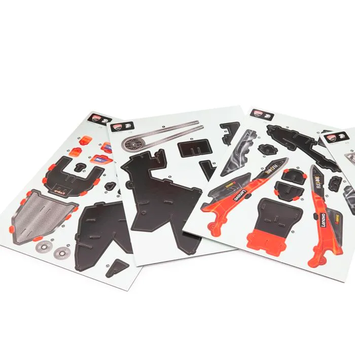GP Sport, Puzzle 3D, Moto Ducati Desmosedici, 120 pièces, Pour les enfants dès 3 ans, DUP00-2