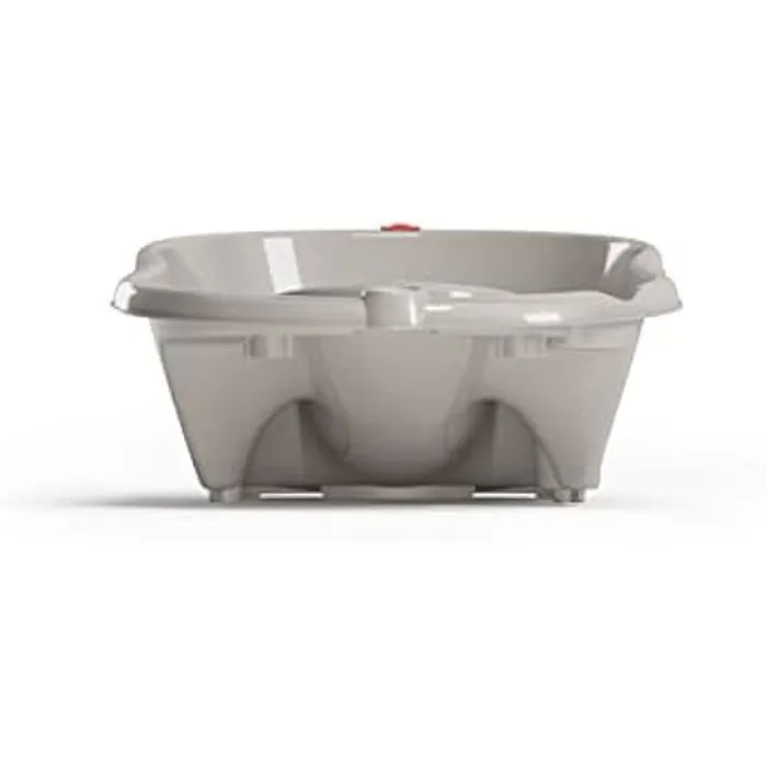 OKBABY Onda - Baignoire pour le Bain du Nouveau-né 0-12 Mois, Design Ergonomique - Taupe-1