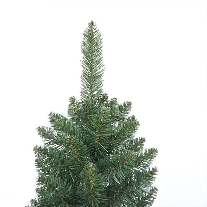 Megashopitalia - 1 - Arbre de Noel Slim pin Vert 20 cm Super epais realiste Ouverture Parapluie 58 cm diametre (Vert)-3