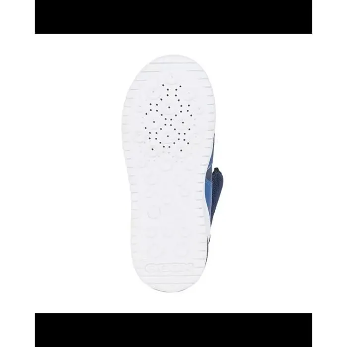 Basket Enfant - GEOX - Xled Boy - Version haute - À Scratch - Lacets plats-4