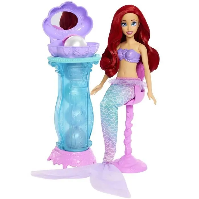 Princesses Disney-Ariel Secrets De Perle-Coffret Poupée Et 5 Surprises - 3ans +- JBF86-5