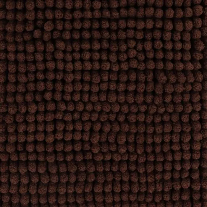 Tapis de salle de bain en Microfibre Boules - TENDANCE - Marron - 45 x 75 cm - Anti-dérapant-2