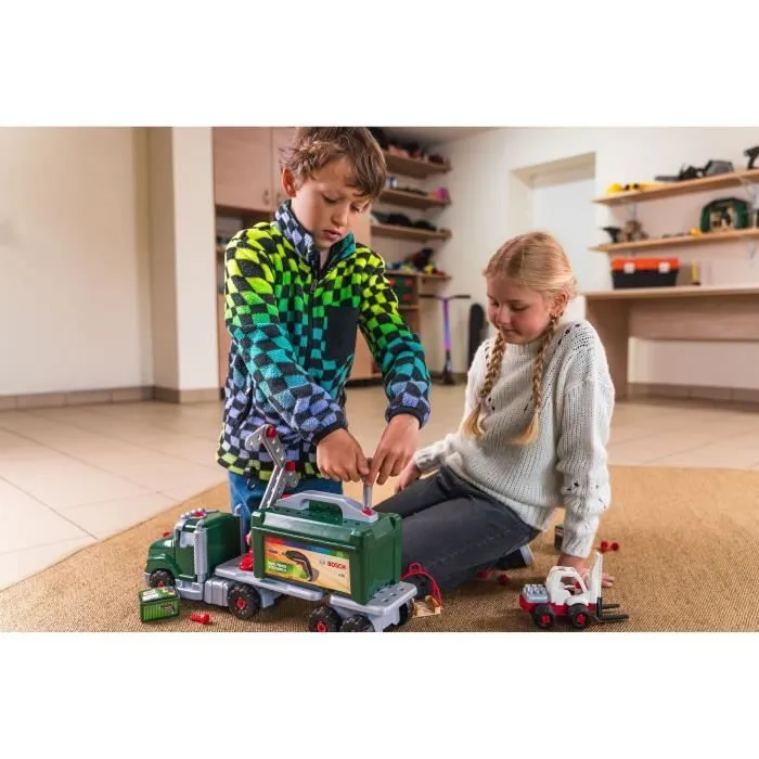 Jouet de bricolage - KLEIN - Camion de bricolage Bosch à monter/démonter - Jeu de construction de plus de 80 pièces.-6