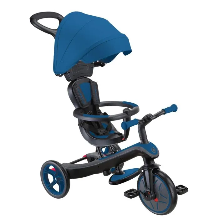 Tricycle Explorer V2 4 In 1 - Globber - Bleu Royal - Mixte - Jusqu'à 5 ans - 20 kg max-1