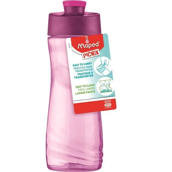 Gourde - Maped - Picnik Origins - 500ml - Étanche - Poignée de Transport - Rose-0