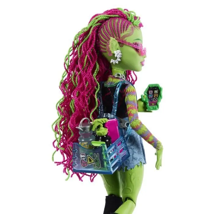 Monster High-Venus McFlytrap-Poupée avec Chewlian et accessoires HRP81-2