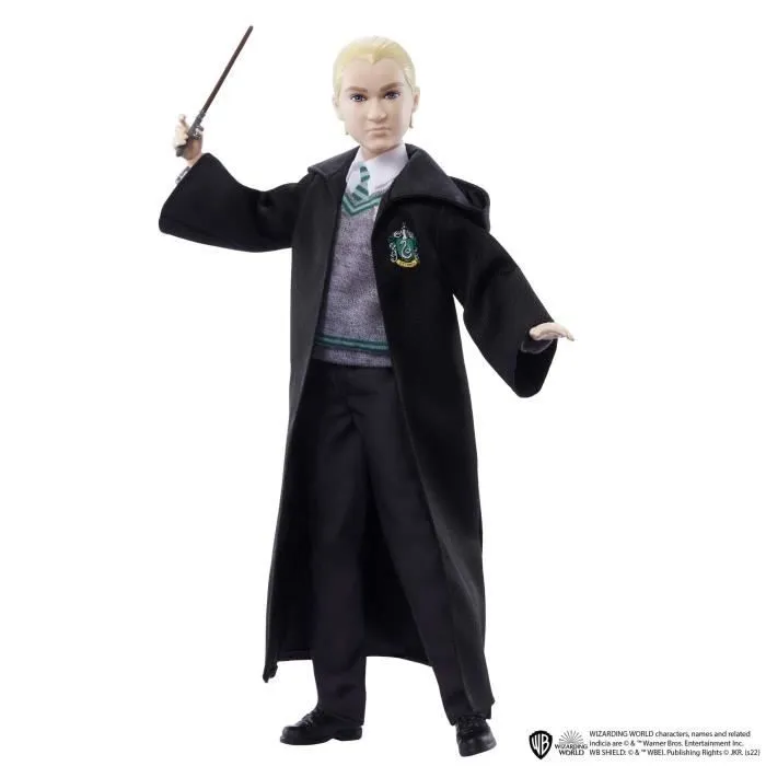 Harry Potter-Drago Malefoy-Poupée avec habillage et accessoire HMF35-5