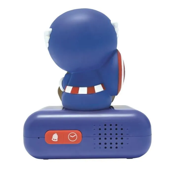Réveil veilleuse digital LEXIBOOK - Captain America - 3D lumineux et sonore - Enfant-2