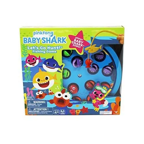 Jeu de Pêche enfant - SPIN MASTER - 6054916 - Baby Shark - 2 joueurs ou plus - Bleu - Multicolore-1