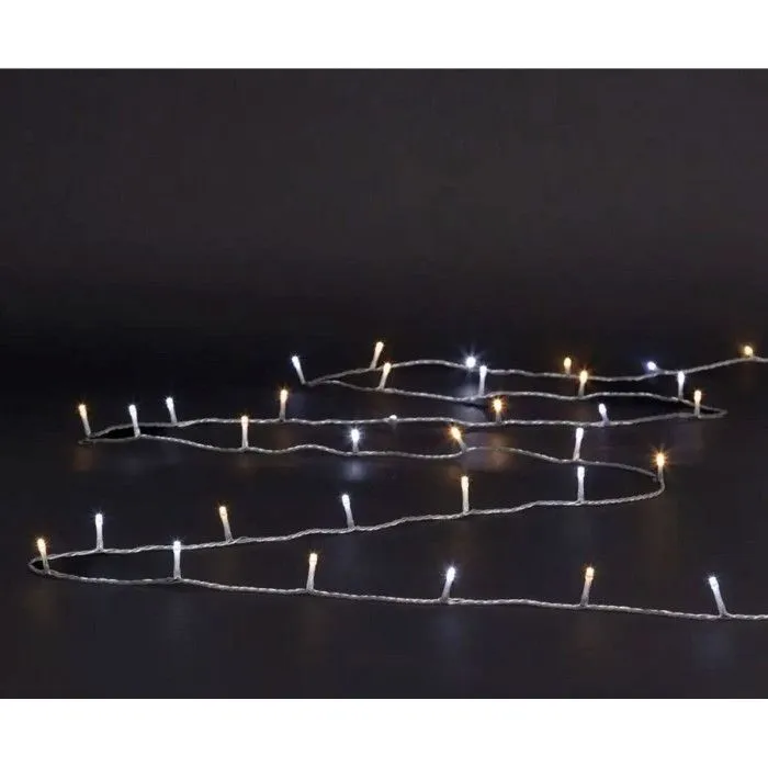 Guirlande de Noël Lumineuse "Timer" 30m Blanc Froid & Blanc Chaud-0