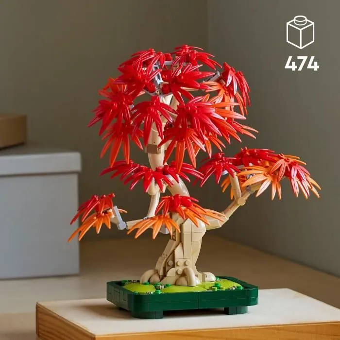 LEGO Botanicals 10348 Bonsaï d’Érable Rouge du Japon - Kit de Construction pour Adulte-1