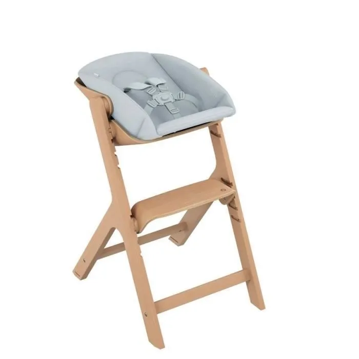 MAXI COSI Kit nouveau-né Chaise haute bois Nesta, De la naissance à 9kg, Beyond Sky Grey-1