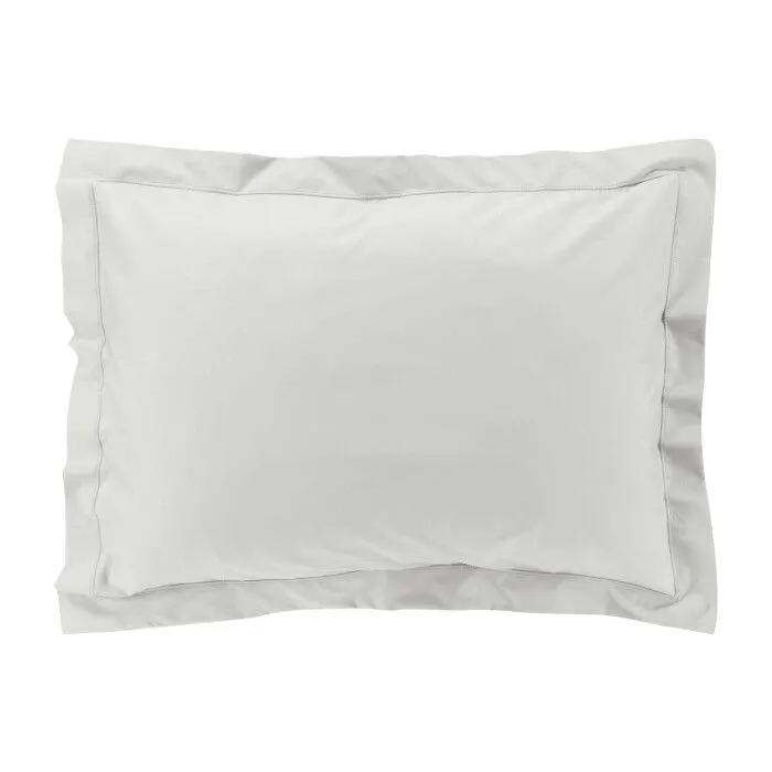 Taie d'oreiller - Percale - 50x70 cm - 100% coton - Blanc - Élégance chic-0