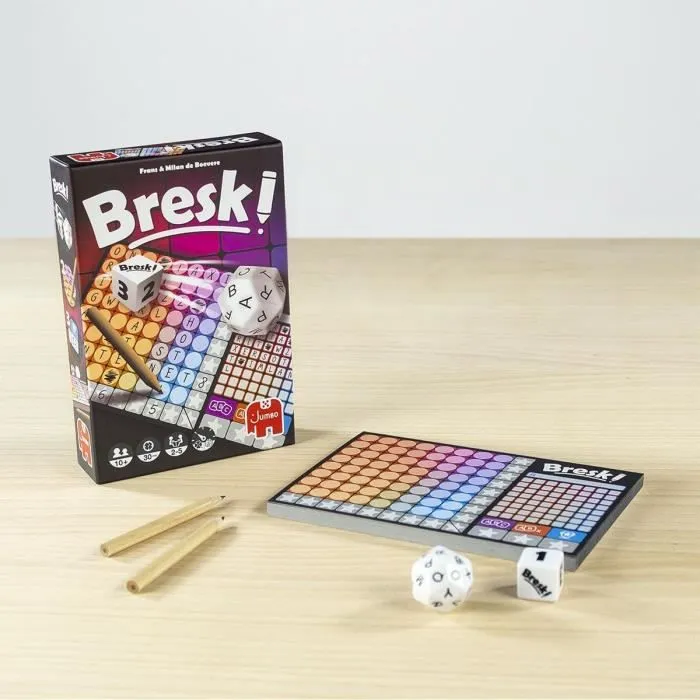 JUMBO 19784 - BRESK! - Jeu de mots, style mots croisés-0