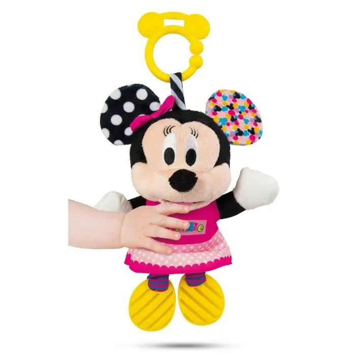 CLEMENTONI Disney Baby - Peluche Premières activités Minnie - Jeu d'éveil-3
