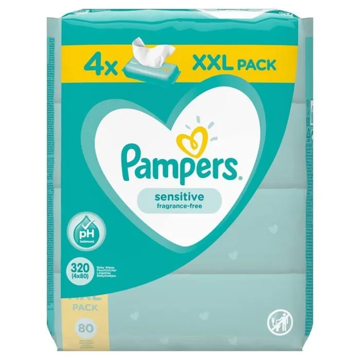 Distributeur de lingette bebe Pampers - 31232 - Baby Lingettes Sensitive 1 Unite-0