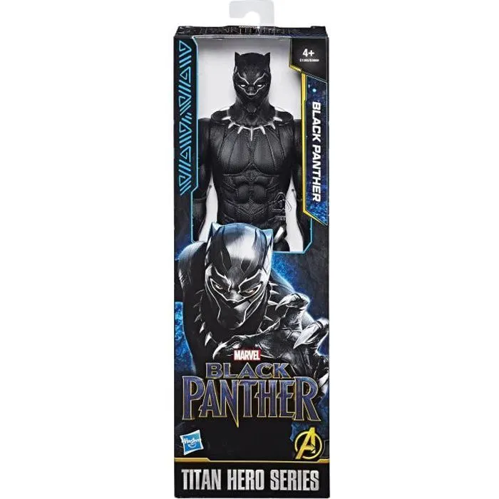 Figurine articulée Black Panther de 30 cm - MARVEL - Legacy Collection Titan Hero Series-0