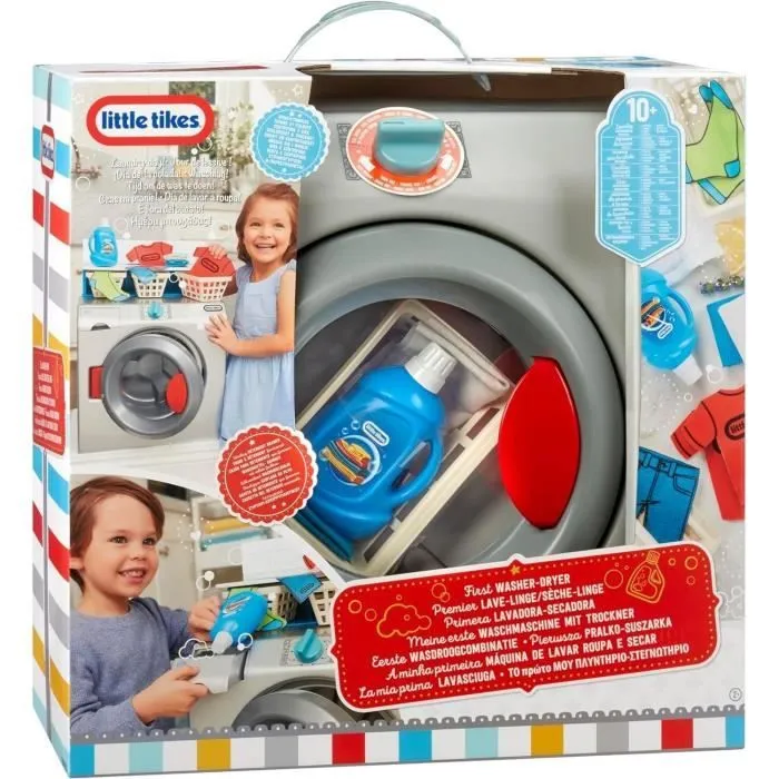 Little Tikes - Mon 1ère machine à laver - Jeu d'imitation - Avec accessoires - Dès 3ans-1