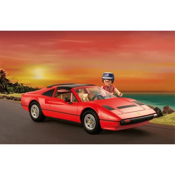 PLAYMOBIL 71343 Magnum Ferrari 308GT, Classic cars, Adulte, Voiture de collection, 48 pièces-1