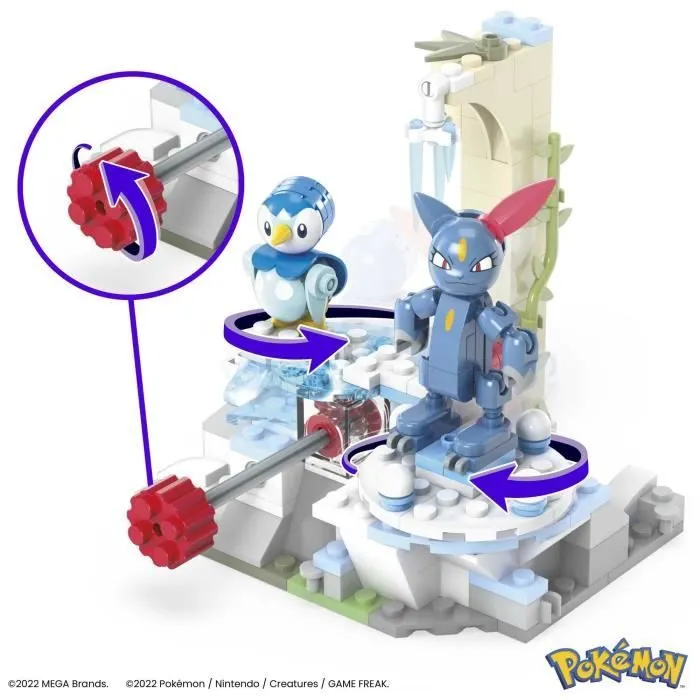 MEGA Pokémon - Tiplouf et Farfuret - Jouet de construction - 7 ans et + HKT20-3