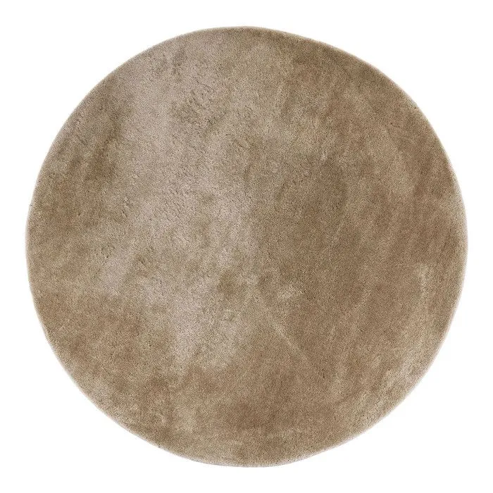 Tapis rond sable Ø 160 cm-0