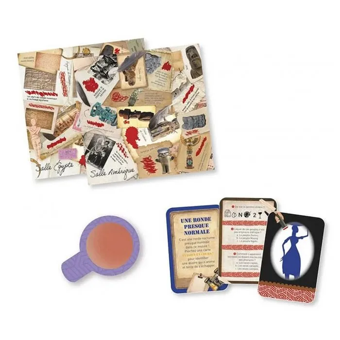 Jeu de plateau - JANOD - Museum Survie - Pour enfants à partir de 7 ans - Multicolore-3