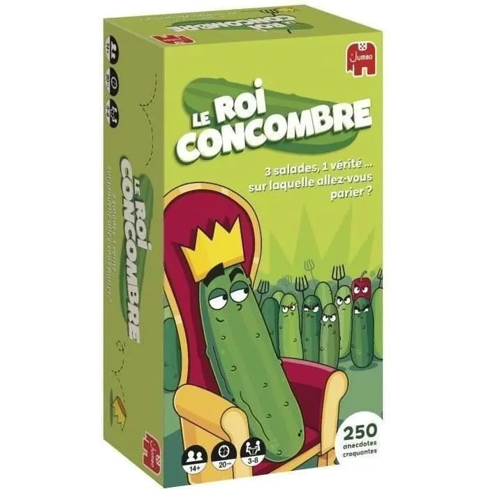LE ROI CONCOMBRE - Jeu de société - DUJARDIN - Identifiez les anecdotes authentiques dans ce jeu de réflexion amusant !-0