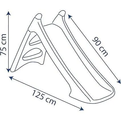 Smoby - Toboggan XS Pat' Patrouille - Glisse 90cm - H 75cm - Fabriqué en France-1