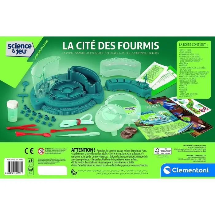 Clementoni - Sciences et Jeu - La cité des fourmis - Observatoire de fourmies - Fabriqué en Italie-2