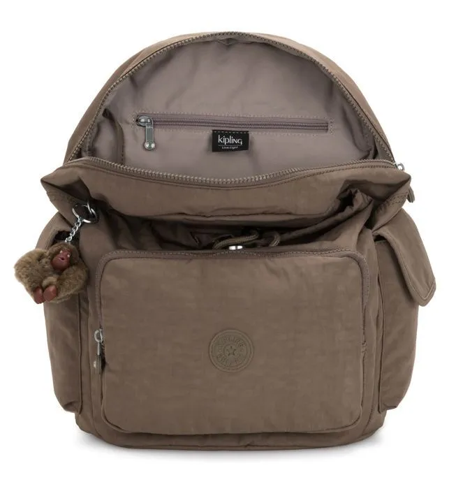 Sac à dos - Kipling - City Pack B - Beige - 100% polyamide - 37cm x 27cm x 17cm-3