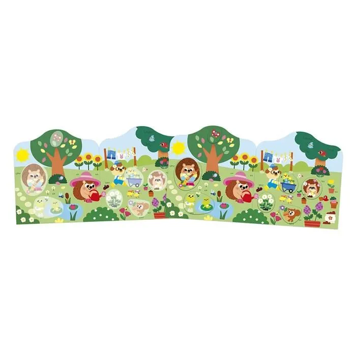Stickers - Cahier de Stickers Repositionnables - Thème Le Jardin - Dès 18 mois - Loisir Créatif Enfant-2