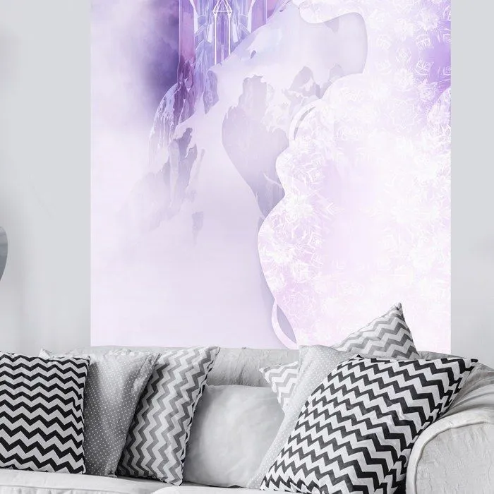 Poster géant - Disney - La Reine des Neiges - Silhouette Elsa - H 200 x L 120 cm - Intérieur-0