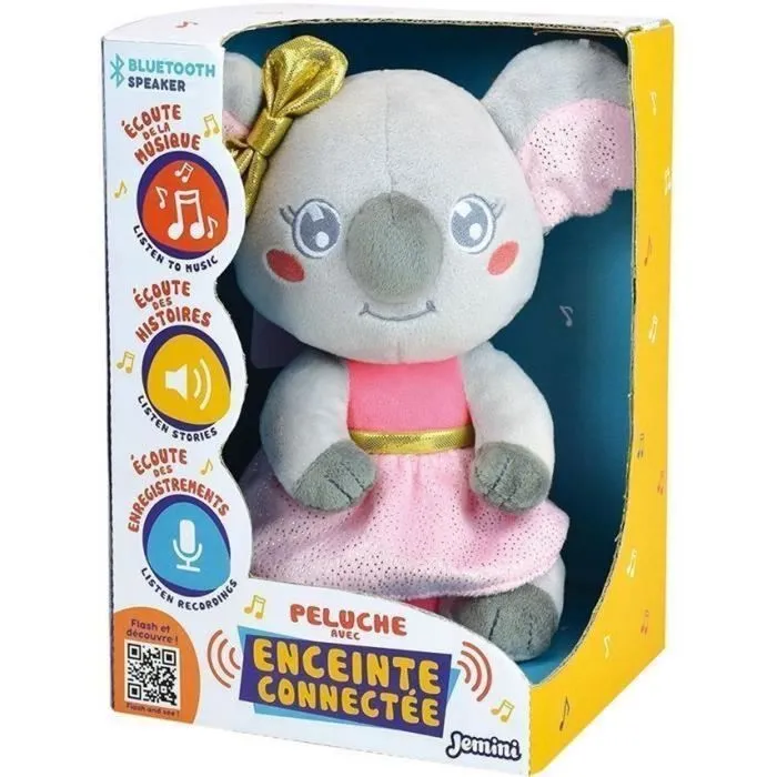 Peluche Bluetooth - JEMINI - Cally Mimi Koala - Gris - Enfant - 21 cm-2