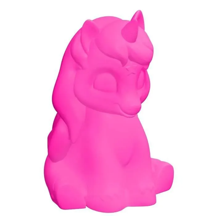 Licorne Veilleuse en 3D env 20 cm avec diffusion lumière en couleurs-5