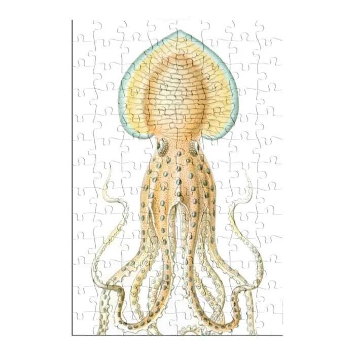 Puzzle Classique - FABULOUS - Pieuvre Gravure Ancienne - 100 Pièces - Adulte - Mixte-1