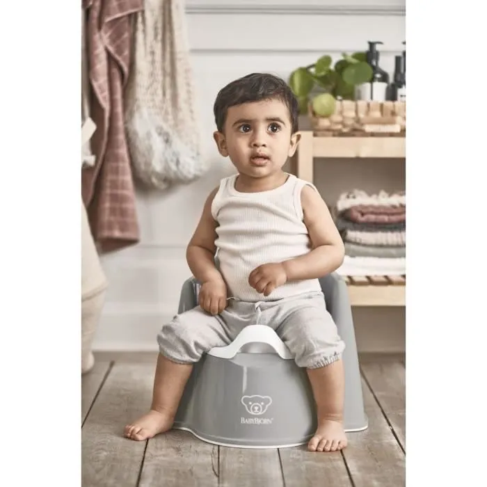 BABYBJÖRN Pot Fauteuil, Gris/Blanc-1