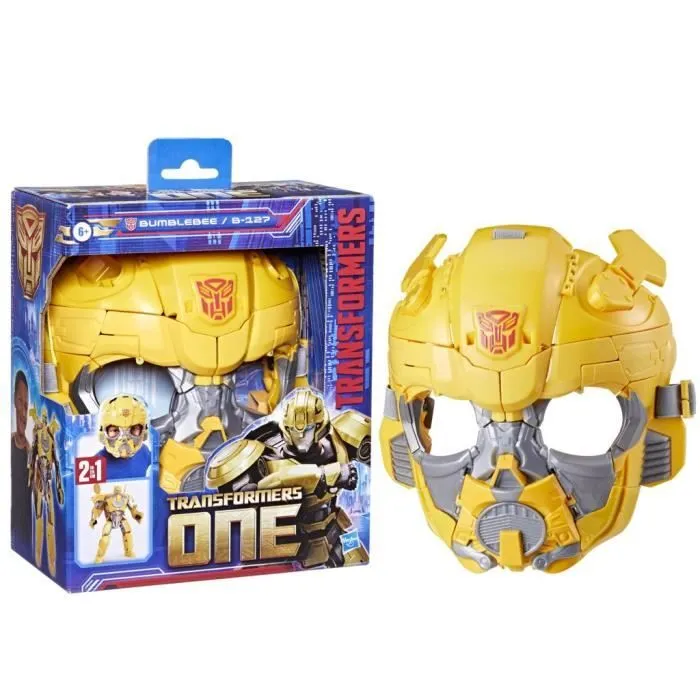 Figurine 2-en-1 Bumblebee B-127 de 25 cm, Transformers One se convertit en masque, jouets interactifs, dès 6 ans-0