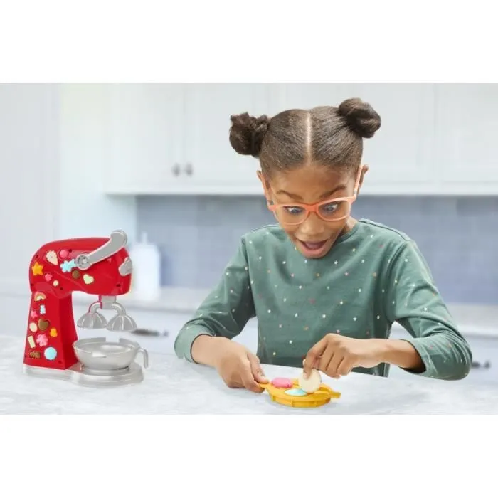 Play-Doh Robot pâtissier, jouet de pâte à modeler avec accessoires de cuisine factices, Kitchen Creations, Dès 3 ans-2