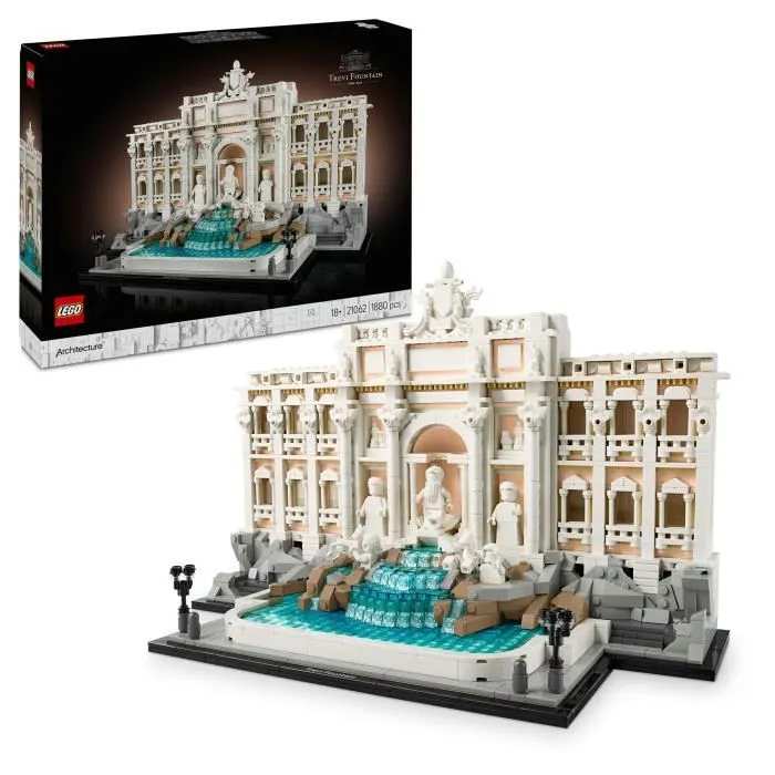 LEGO Architecture 21062 La fontaine de Trevi - Set de construction pour adulte sur Rome-0