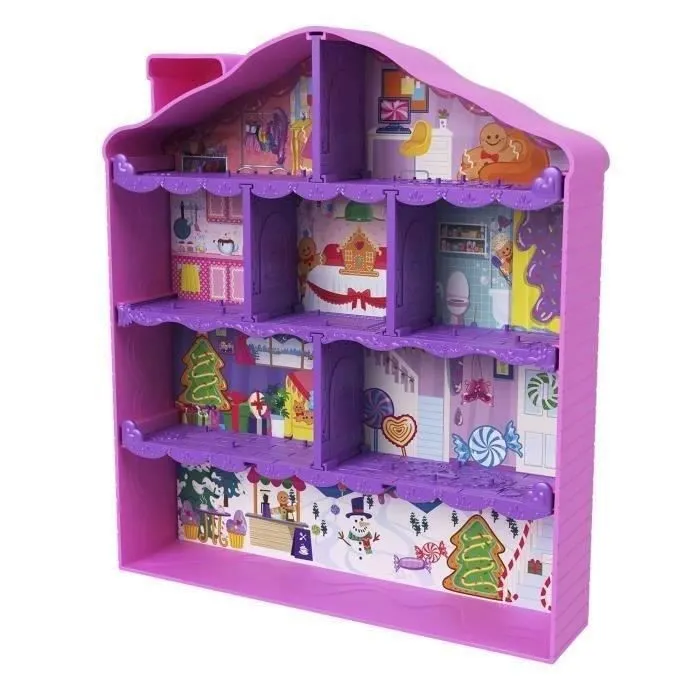 Calendrier de l'Avent Polly Pocket HKW16 - Mini poupée Polly Pocket coffret compact-4