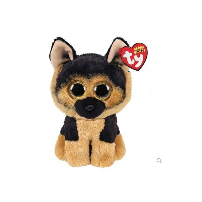 Peluche Ty Beanie Boo's Spirit le Berger Allemand 15 cm - TY - Plush - Enfant - Bleu - Marron-0