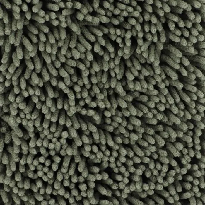 TAPIS MICROFIBRE PETITE CHENILLE 50X80 CM - KAKI - Tendance-2