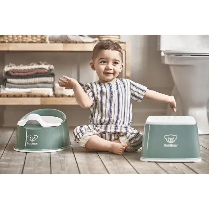 BABYBJÖRN Pot Smart, Vert profond/Blanc-3