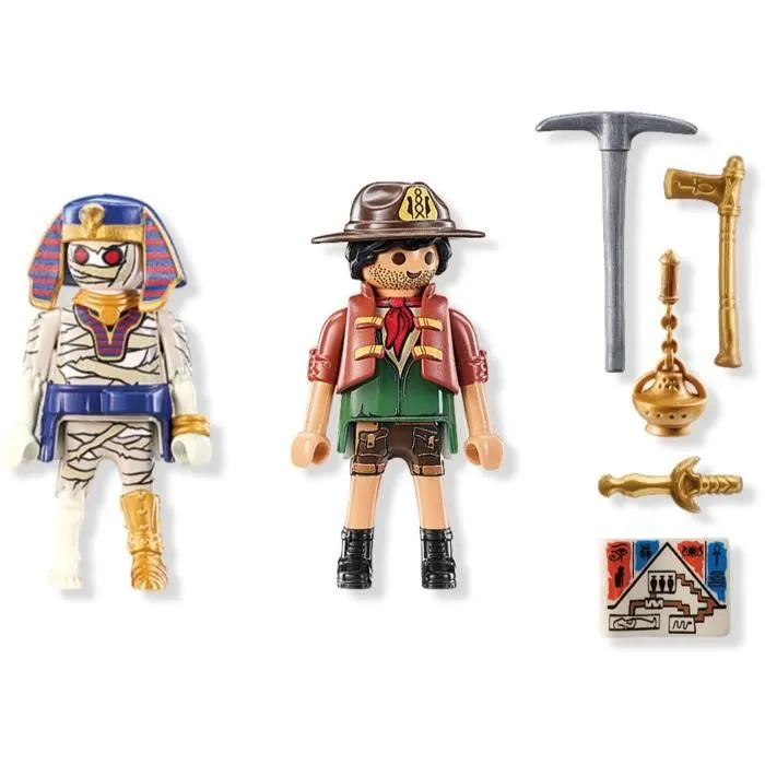Duo : Chasseur de trésors, momie et accessoires-0