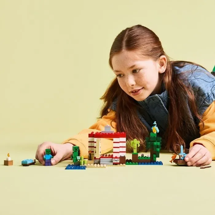 LEGO Minecraft 21275 La Maison En TNT De La Jungle - Jeu De Construction Pour Fille 8 Ans-4