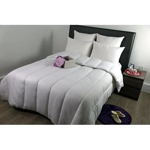 Couette chaude - DODO - NOBLESSE - 220 x 240 cm - 400g/m² - fibre creuse siliconée-2