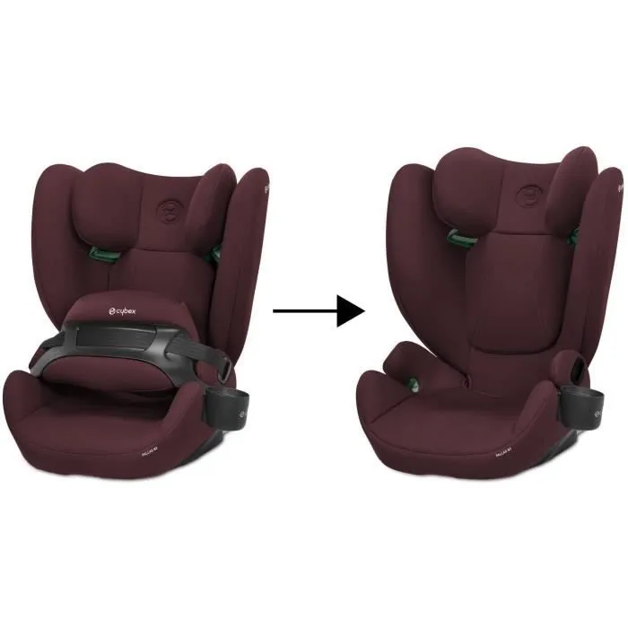 Siège auto CYBEX Pallas B2 I-Size - Dès 15 mois jusqu'à 12 ans - Dark red-0