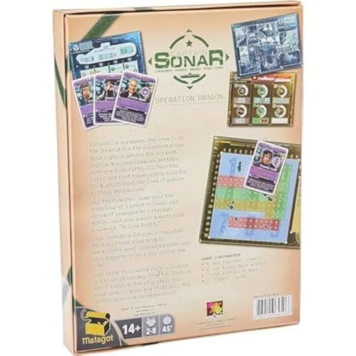 Extension de jeu de société - MATAGOT - MTG7505 - Captain Sonar - Upgrade 2 - Operation Dragon-1