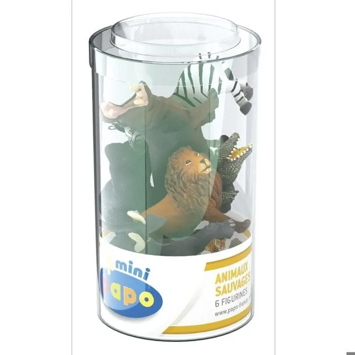 Figurines : Coffret animaux sauvages-0
